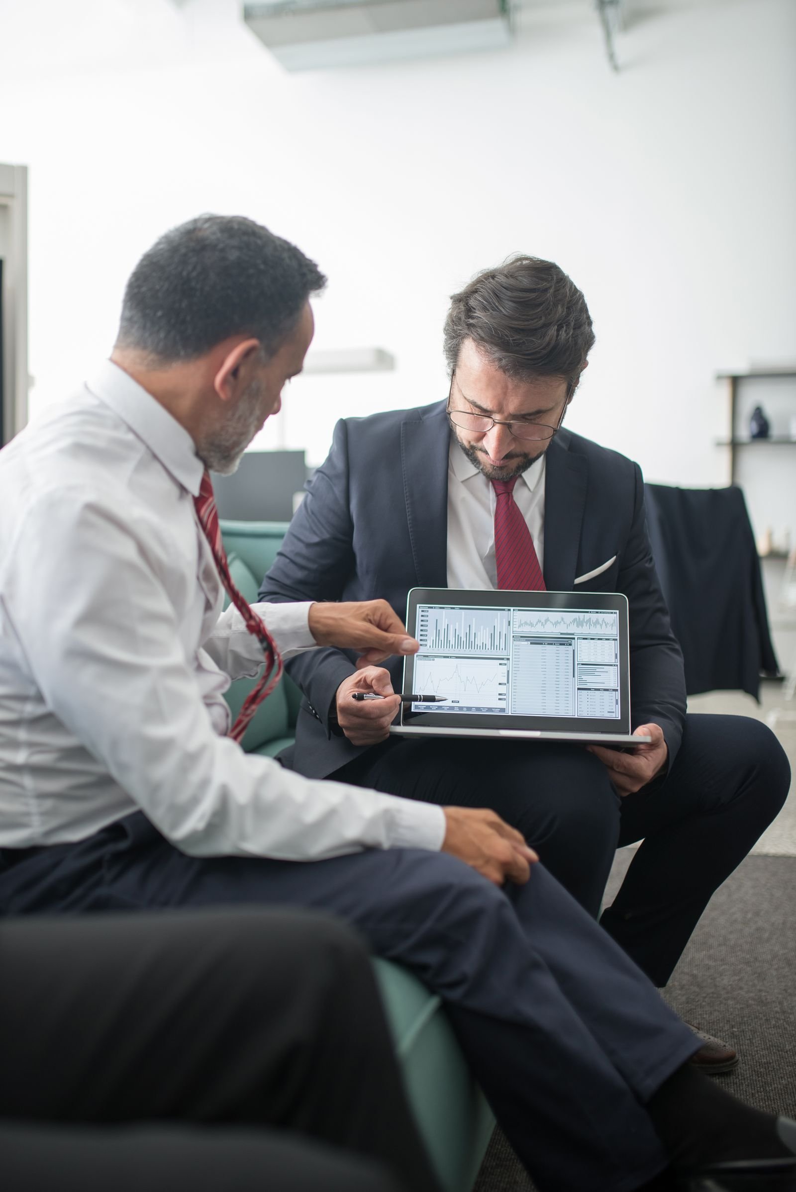 Manager avec une tablette